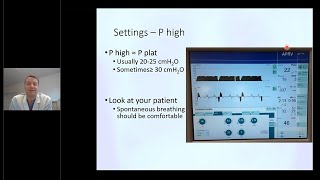 Airway pressure release ventilation APRV Dr Niklas Larsson [upl. by Airamas]