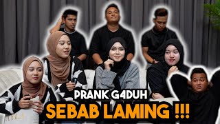 PRANK MIMI amp ISYA G4DUH BEREBUT LAMING [upl. by Ahsiekar]