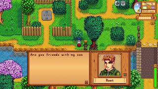 Where to find Kent in the Morning sometimes  Stardew Valley 15 [upl. by Enomes249]