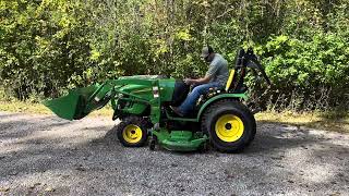 John Deere 2520 with 200cx loader selling at johnpeckauctionscom [upl. by Allenad]