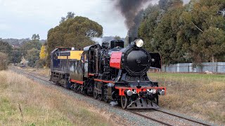 J549 steam trial to Maldon [upl. by Aruol184]