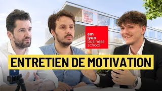 EMLYON  Entretien de motivation  Débrief  Hello Prépa [upl. by Seigler]