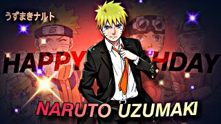 Naruto Uzumaki  Edit 4K  🔥 AMV  Naruto Uzumaki birthday edit 👈 [upl. by Eenahpets344]