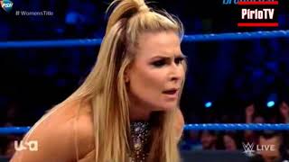 WWE Charlotte Flair Vs Natalya Lucha Completa Español Latino Smackdown Live 2017 HD [upl. by Akem408]