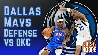 Dallas Mavericks Defense vs Oklahoma City Thunder NBA Playoffs 2nd Round [upl. by Darrell]