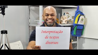 PORTUGUÊS PARA CONCURSO AULA 1  INTERPRETAÇÃO DE TEXTOS DIVERSOS [upl. by Faustena]