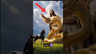 Papa jesus christ and dragon OMG horse Amen hallelujah yeshu Masih ✝️🙏shortvideo ytshort trend [upl. by Mehta]