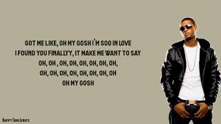 OMG  USHER FT WILL I AM Lyrics [upl. by Sitrik]