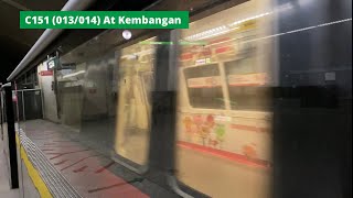 NDP Theme Train On NE Show Charter TrainSMRT C151 013014 at Kembangan [upl. by Immac589]