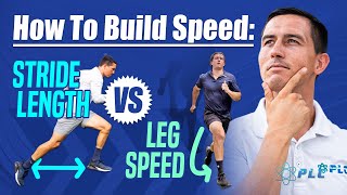 How To Build Speed Stride Length vs Leg Speed howtorunfaster sprintingmechanics [upl. by Ltsyrk]