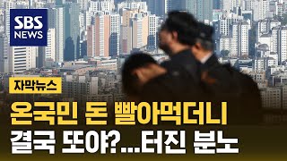 온국민 돈 빨아먹더니…quot결국 또야quot 터진 분노 자막뉴스  SBS [upl. by Naujik]