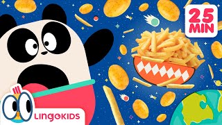 BABY BOT Knows POTATOES 🥔  More Cartoons for Kids  Lingokids [upl. by Ecirpac]