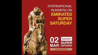 DUBAI RACING CARNIVAL  LIVE  EMIRATES SUPER SATURDAY 02ND MARCH 2024 [upl. by Junie]