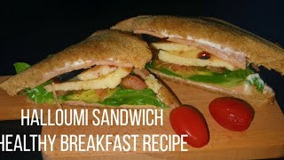 Halloumi Sandwich Recipe  Healthy breakfast Recipe  Dastarkhwan cooking and vlogging [upl. by Lulita41]