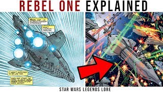 REBEL ONE  The Alliances Modified Providence Cruiser  Explained  Star Wars Lore [upl. by Eniladam]