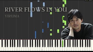 River Flows in You  Yiruma  Synthesia Piano Tutorial [upl. by Barsky833]