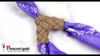 Tela woggle neckerchief slide knot [upl. by Min]