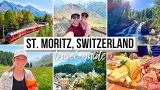 St Moritz Switzerland Summer Travel Guide 🇨🇭 Where To Go and What To Do [upl. by Nodnal]