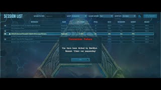 What to do when you get the client not responding error in ark Easy tutorial [upl. by Ativ]