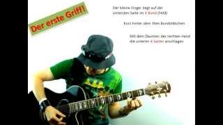 In 10 Minuten 2 einfache Lieder auf der Gitarre spielen  Gitarre lernen online 🎸 [upl. by Sutniuq]