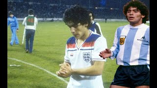 19 YEAR OLD DIEGO MARADONA  UNBELIEVABLE PERFORMANCE VS ENGLAND [upl. by Lrae]