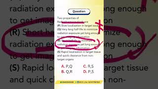 Properties Of Radiopharmaceuticals shorts shortvideo education study [upl. by Urita759]