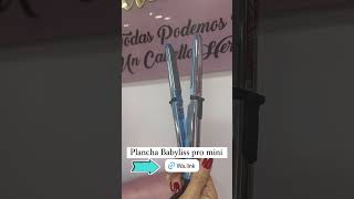 Nuestra plancha Babyliss pro mini es doble voltaje  tiene una temperatura de 420gr [upl. by Coplin]