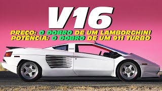 O Veyron dos anos 80 e sua história bizarra de Stallone a Van Halen CizetaMoroder V16 T [upl. by Nosnor]