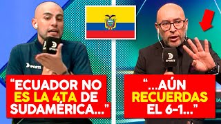 Samuel Vargas dice que ECUADOR NO ES la 4ta de SUD y PANELISTAS le RESPONDEN [upl. by Buchheim]