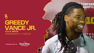 USC CB Greedy Vance Jr  Wednesday of UCLA Week [upl. by Gerhard405]