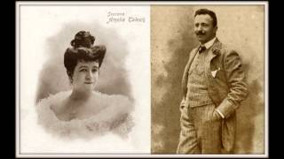 AMELIA TELEXIS e EDOARDO GARBIN  Madama Butterfly quotVogliatemi benequot 1908 [upl. by Grosmark168]