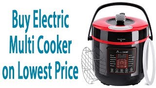 Buy Aobosi Pressure Cooker 6Qt 8in1 Electric Multicooker on low price [upl. by Amiarom]