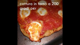 Pizza fatta in casa con farina di farro integrale di Anna Colella [upl. by Kcirtapnaes]