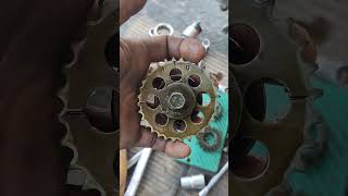 Bajaj Pulsar 150cc chaim chain changed punjabisong [upl. by Kerwinn247]