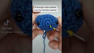 Crochet Whale No Sew video tutorial amigurumitutorial [upl. by Eanwahs]