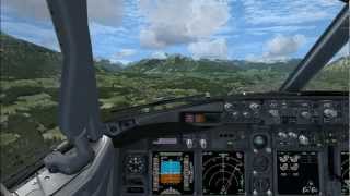 Tutorial PMDG 737800 NGX Circling LOWI [upl. by Nedac491]