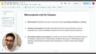 IM Knowledge Q1 Pt with Monocytosis [upl. by Auqkinahs]