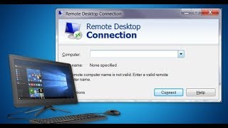 How to Create Remote Desktop Connection in Windows 10  Remote Connection [upl. by Rtoip]