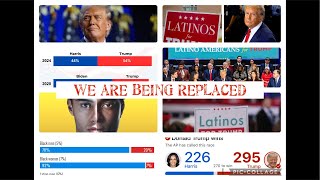 Donald trump has won the presidency with the help of the Latino votes smh we’re being replaced [upl. by Bray]