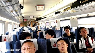 Inside of High Speed Bullet Train in China 250–350 kmh 155–217 mph [upl. by Araccat]