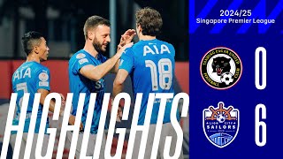 HIGHLIGHTS Tanjong Pagar United vs Lion City Sailors  Victory in the West [upl. by Sid]