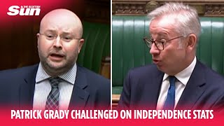 SNP sex pest Patrick Grady challenged on his independence poll statistics by Michael Gove [upl. by Stockton359]