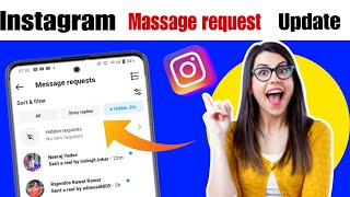 Instagram message sort filter kaise lagaye  instagram new Update sort filter  insta new Update [upl. by Alinna]