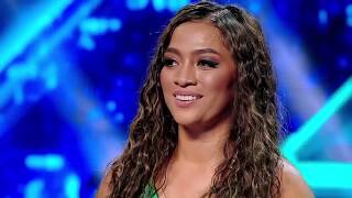 The X Factor Romania 2018  Pinay Singer Bella Santiago likened to Beyonce singing Bang Bang [upl. by Cryan]