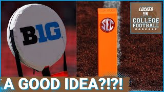 SECBig 10 SCHEDULING ALLIANCE screams realignment mess Could be great for College Football fans [upl. by Sky763]