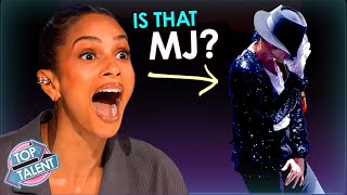 Top 5 BEST Michael Jackson Impersonators SURPRISE [upl. by Yelime]