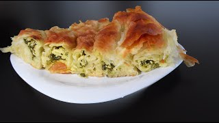 Баница со спанаќ и сирење  Cheese and spinach pie [upl. by Rednirah379]