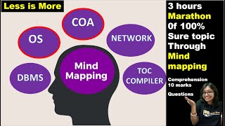 Quick Revision through Mind Mapping3 hours Marathon 100 sure topic of Computer Science COA and OS [upl. by Nalda]