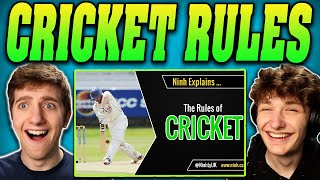 Americans React to The Rules of Cricket  Explained [upl. by Nocam]