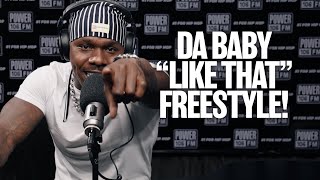 Dababy quotLike Thatquot Freestyle W Justin Credible On Power 106 [upl. by Iv]